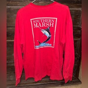 SOLD-Men’s Southern Marsh Long-Sleeve Pocket Tee